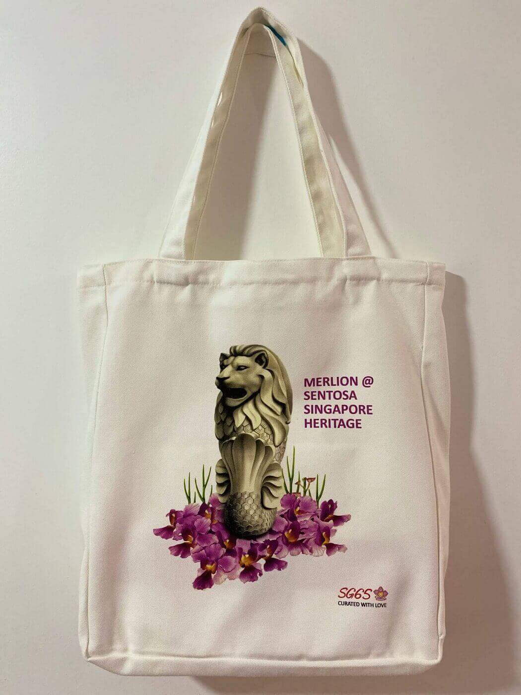 Sentosa Merlion Tote Bags