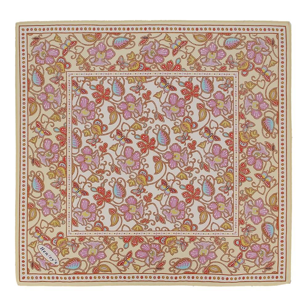 Batik Print Yellow Handkerchief
