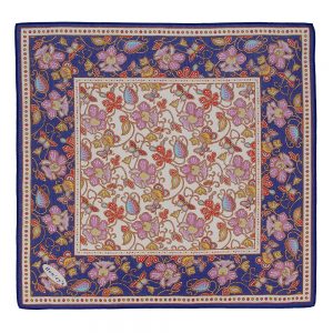 Batik Print Blue Handkerchief