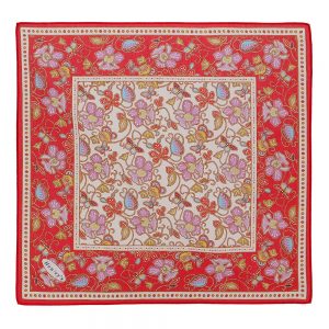 Batik Print Red Handkerchief