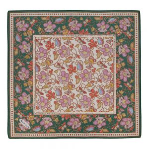 Batik Print Green Handkerchief