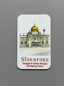 Sultan Mosque aluminium fridge magnets