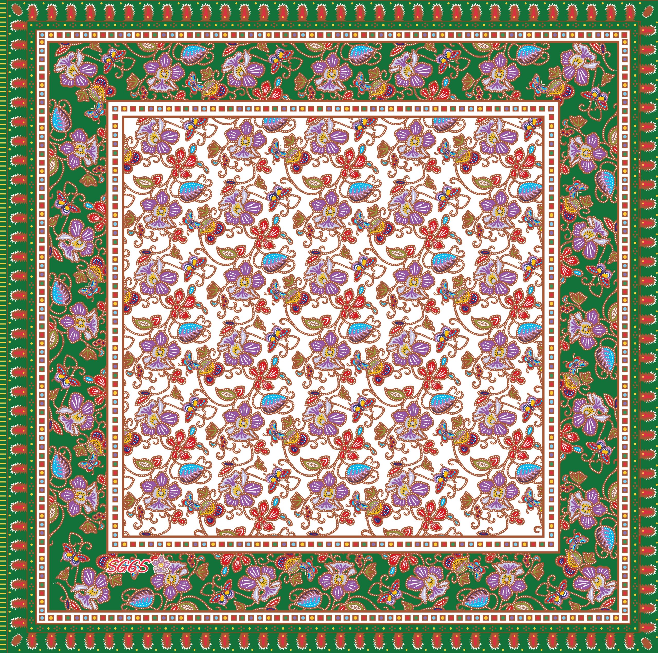 The SG65 Batik Orchid Motif