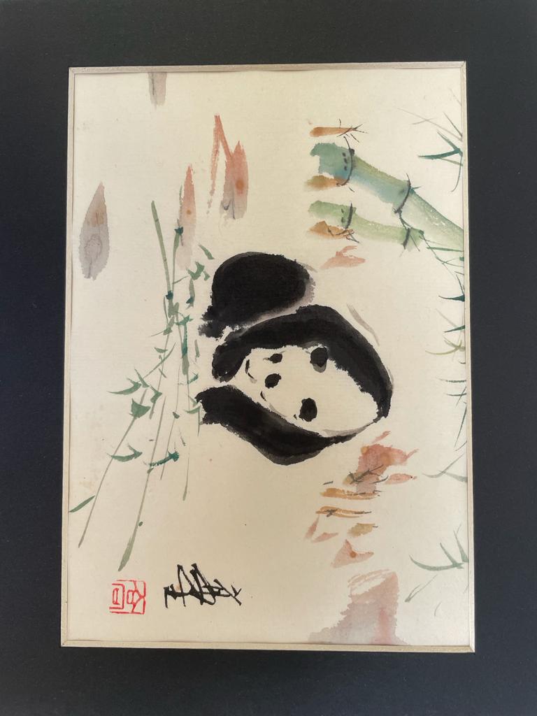PANDA ORIGINAL PAINTING