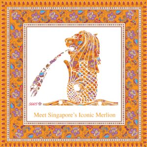  Meet Singapore's Iconic Orange Merlion on Canvas