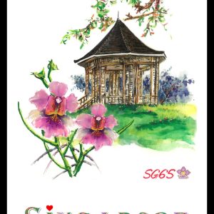 Fridge Magnet Singapore Botanic Gardens