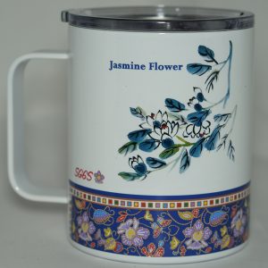 Batik Strip Orchid Spring Jasmine Mug
