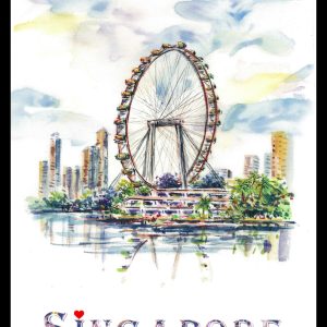 Fridge Magnet Singapore Flyer