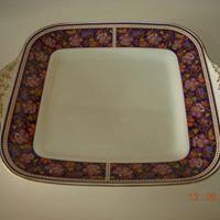 Wedgwood Fine Bond China B&B Square Plate Batik Collection