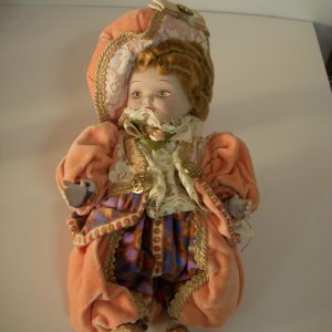 Doll in Batik Dress 2