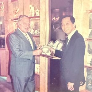 Lord Wedgwood at Raffles Hotel Richard's Boutique